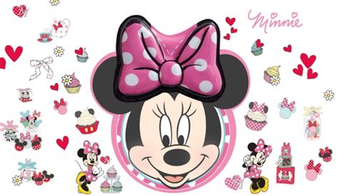 Minnie Mouse Wallstickers Disney Wallstickers Minnie Mouse Lampe Minnie