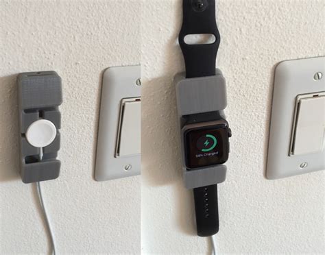 3d Printed Apple Watch Charging Station And Space Saver By Doodle