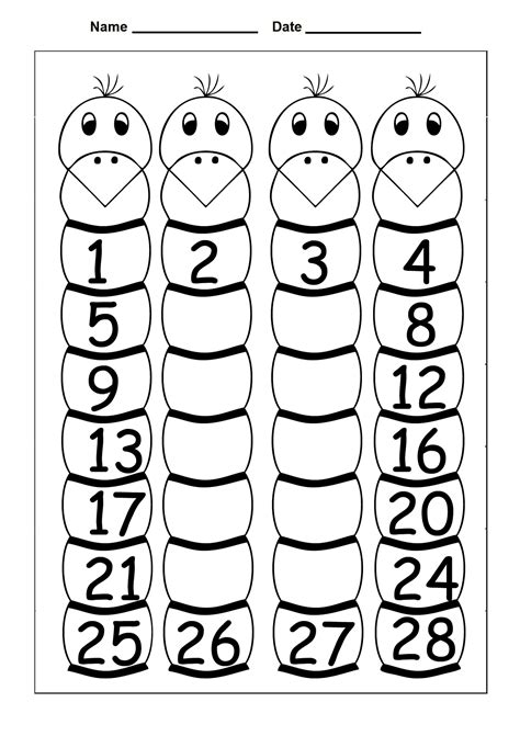 Free Printable Number Chart 1 30 Activity Shelter Color By Number