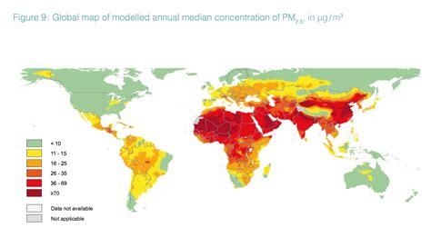 Countries With The Worst Air Pollution Global Map Pollution Air