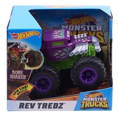 Hot Wheels Monster Trucks Rev Tredz Bone Shaker Vehicle Ct Fred Meyer