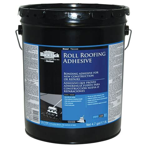 Black Jack Gloss Black Asphalt Roll Roofing Adhesive 5 Gal Walmart