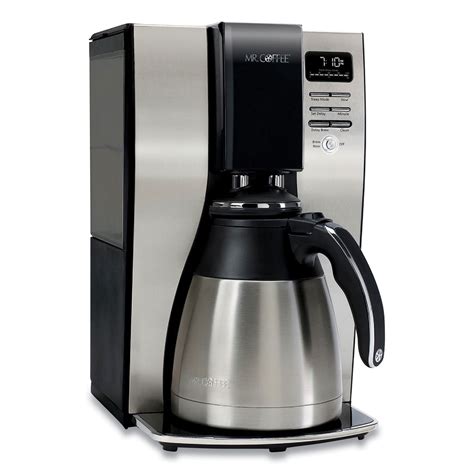 Mr Coffee 10 Cup Thermal Programmable Coffeemaker Stainless Steel