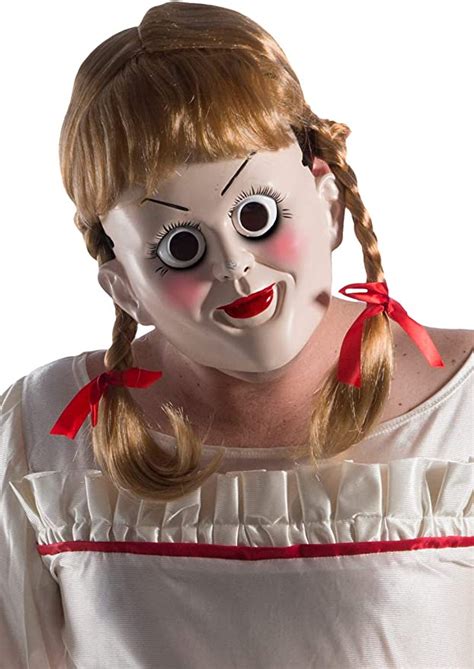 Rubies Unisex Adults Annabelle Creation Mask With Wig As