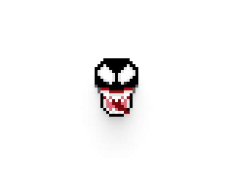 Venom Pixel Head By Artem Streltsov On Dribbble