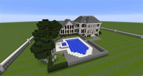 Постройка Огромный особняк 4 в Minecraft