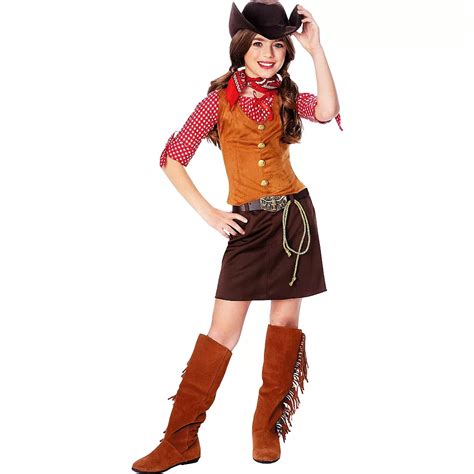 Gunslinger Cowgirl Costume For Girls Party City