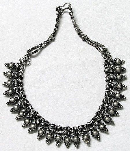 Oxidized Metal Necklace