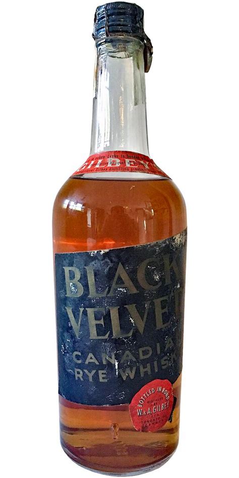 Black Velvet Canadian Rye Whisky Bottled In Bond New American Oak