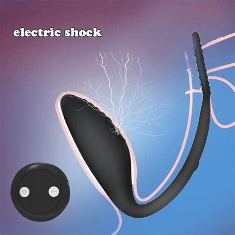 Electric Shock Anal Vibrator For Male Prostate Massage M Remote Control Butt Plug Butt Massage
