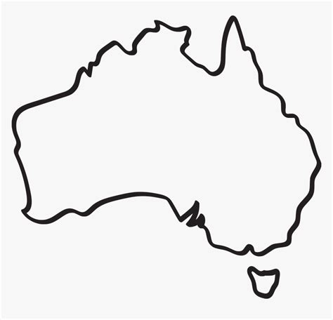 Vector Map Australia Drawing Free Download Png Hd Clipart Sketch Of