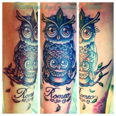 Mom And Baby Owl Tattoo Baby Owl Tattoos Mom Tattoos Body Art Tattoos
