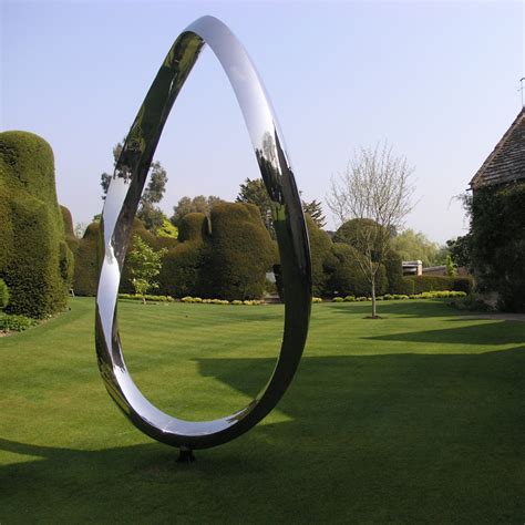 304 Garden Landscape Design Polished Stainless Steel Sculpture