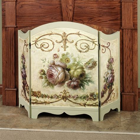 Victorian Rose Fireplace Screen Multi Pastel Decorative Fireplace