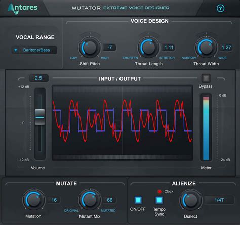 Mutator By Antares Audio Technologies Vocal Processing Plugin Vst3 Audio Unit Aax