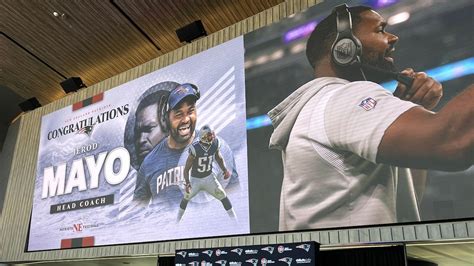 Bsj Live Coverage Jerod Mayo Introductory Press Conference As Patriots Coach Noon Today