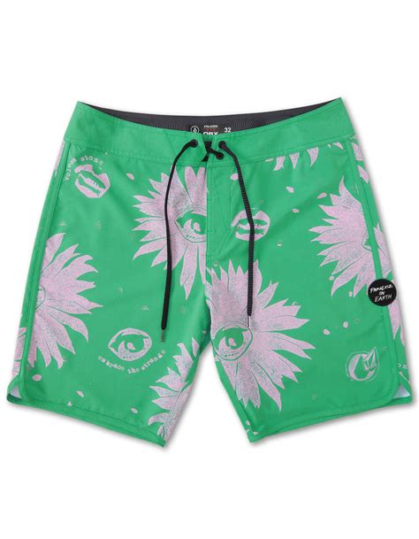 Volcom X Outer Banks Pope Mens Boardshorts Greenblush Tillys