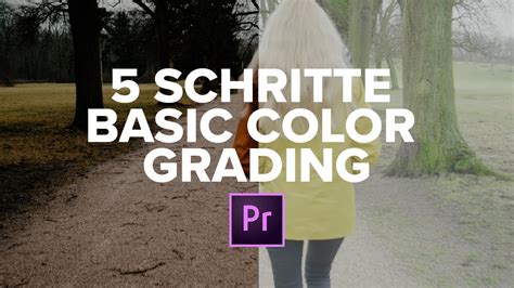 Schritte Basic Color Grading Tutorial In Premiere Pro Cc German