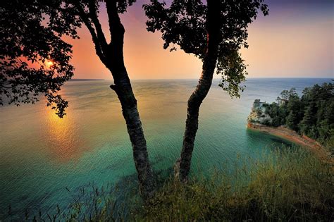 Lake Superior Pictured Rocks National Lakeshore Picture Rocks