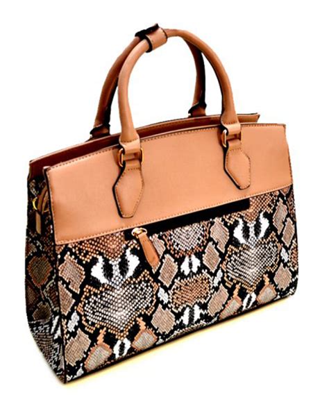 Fashion Faux Snakeskin Handbag Slm1099