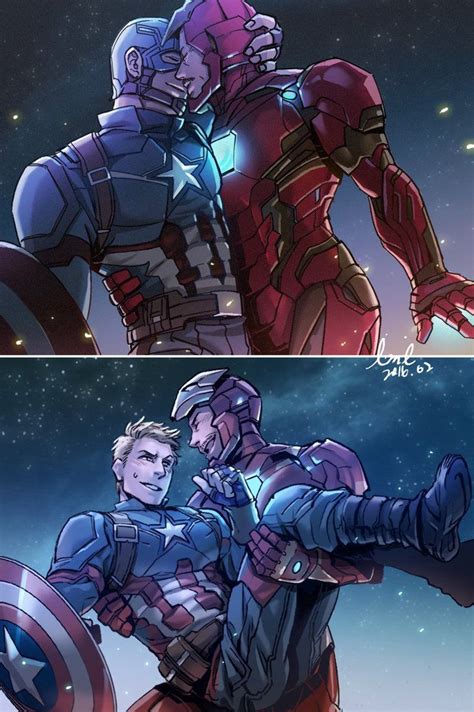 2016 Stony Cooperate With My Friend By Evilwinnie Stony Avengers