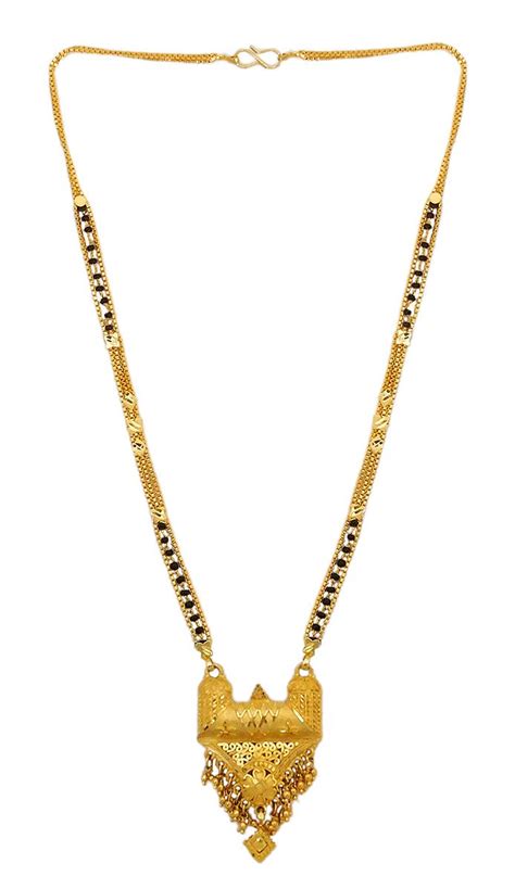 Gold Plated Mangalsutra With Designer Pendant