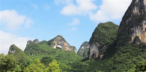 Moon Hill Yangshuo China Map Rock Climbing Travel Tips