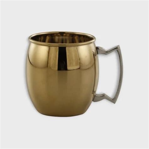 Stainless Steel Moscow Mule Mug Brass Plated At Rs 325 Piece In Moradabad Id 2852131242197