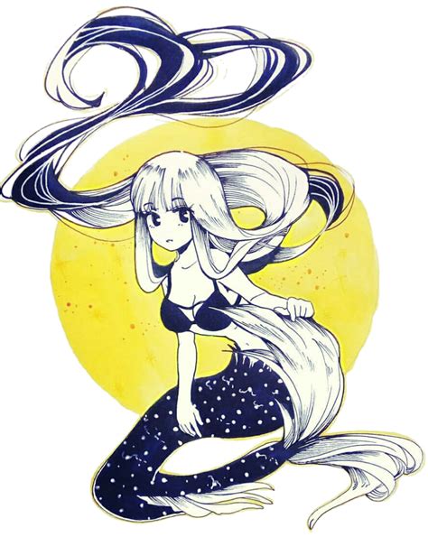 Mermaid Girl Drawing At Explore Collection Of