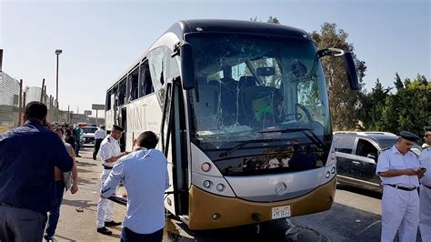At Least 12 Injured After Explosion Hits Tourist Bus Near Egypts