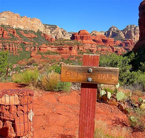 Boynton Canyon End Of Trail Sign Sedona Arizona I Hiked Flickr