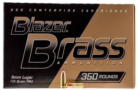 Ccispeervista Cci Blazer Brass 9mm 115 Fmj 350rnd Mega Pack
