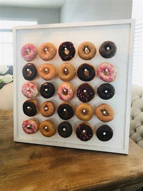 Tabletop Donut Wall With Optional Stand Dessert Display Donut Wall