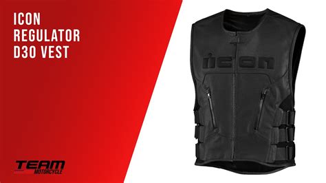 Icon Regulator D30 Vest Youtube