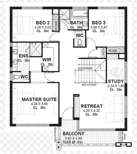 Floor Plan House Design Storey Technical Drawing Png 888x1000px