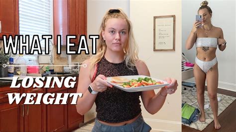 what i eat in a day to lose weight realistic youtube