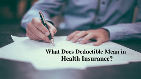 Your health insurance deductible is the amount you have to pay out of pocket before your insurance provider covers all of your medical costs. What Does Deductible Mean in Health Insurance? - YouTube