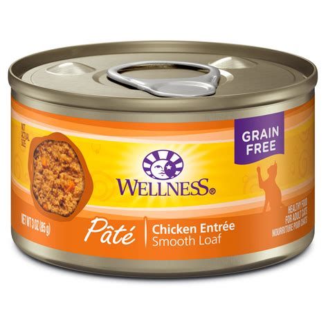 Wag wet cat food our runner up pick: Wellness Complete Health Natural Grain Free Chicken Pate ...