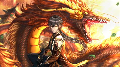 Zhongli With Dragon 4K HD Genshin Impact Wallpapers | HD Wallpapers | ID #55496