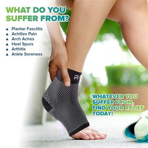 Plantar Fasciitis Foot Compression Sleeves For Injury Rehab And Joint Pain Best Ankle Brace