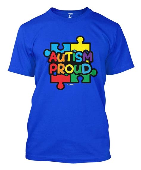 Autism Proud Puzzle Piece Autism Awareness T Shirt 1120 Jznovelty