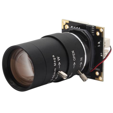 Elp Zoom Camera Module 10x 5 50mm Lens Inbuilt Microphone Wdr 3mp H264