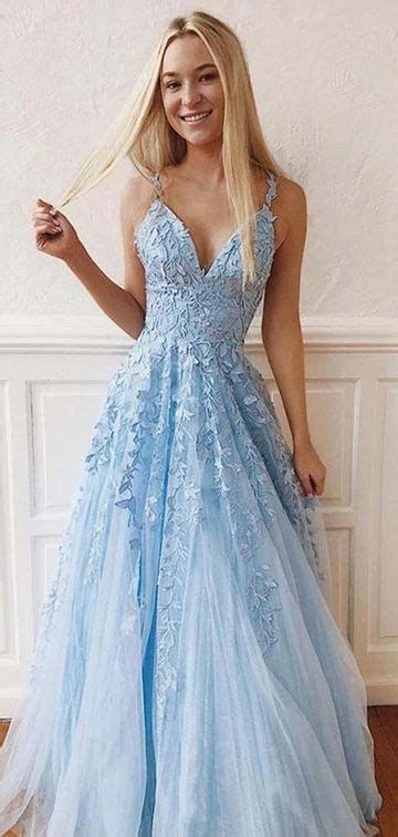 Light Blue Prom Dress 2020 Evening Dress Winter Formal Dress Pageant