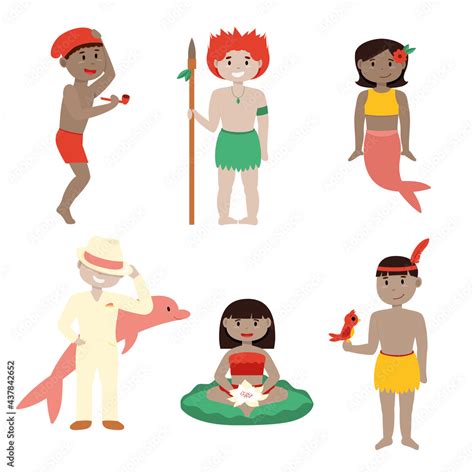Personagens De Lendas E Folclore Brasileiro Saci Perere Curupira