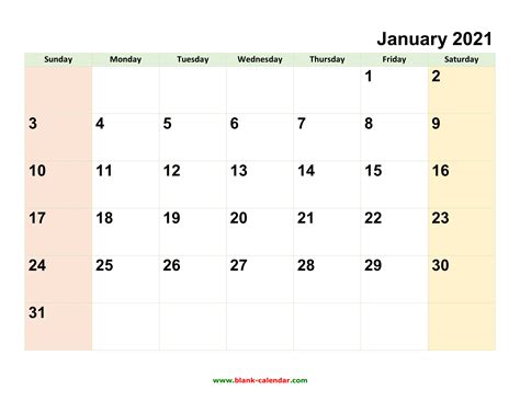 Fillable Monthly Calendar 2021 Calendar 2021