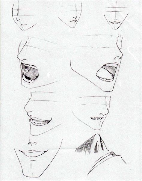 Mouth Drawing Reference And Sketches For Artists