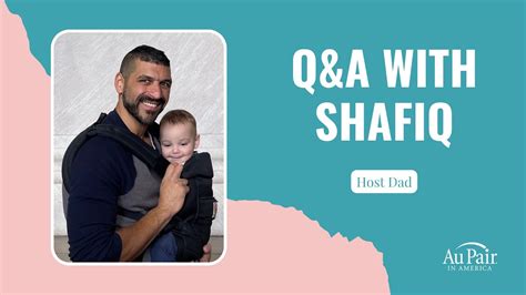 Meet Shafiq Host Dad With Au Pair In America In New Jersey Youtube