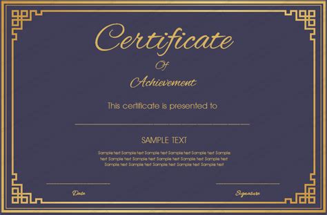 Whether you need a certificate for a child's preschool diploma, a. Royal Blue Certificate of Achievement Template