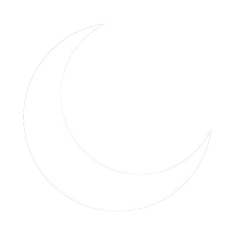 Ornated Moon Crescent Transparent Png Stickpng