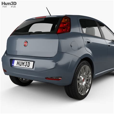 Fiat Punto 5 Door 2018 3d Model Vehicles On Hum3d